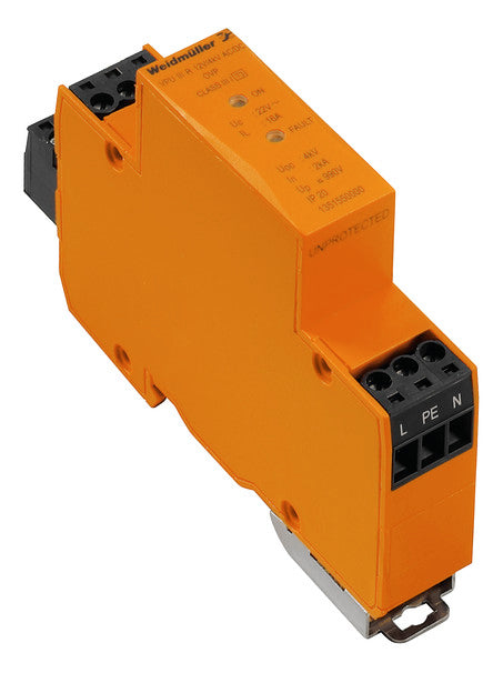WEIDMÜLLER Blitzstromableiter DC 24VAC VPU III R 24V/4KV AC/DC TN-S 32VDC 1TE