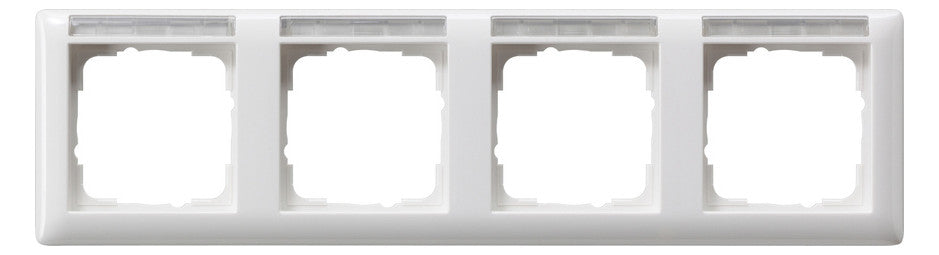 GIRA Rahmen 4f rws glz horiz BSF Kst Standard 55 109403