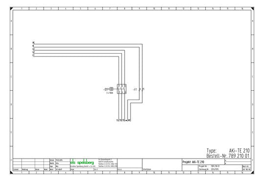 SPELSBERG Lasttrenngehäuse 100A 690V AKi-TE 210 300x300x132mm IP65