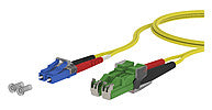 METZ CONNECT LWL-Patchkabel LC-D/E2000 151P1JOMA10E APC SM OS2 1m ge