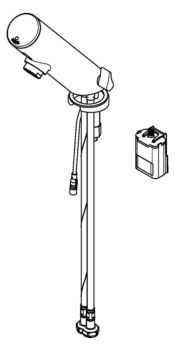Franke Elek.Standarm., F3, m.Mischhebel 6l, Batterie | 2030033388