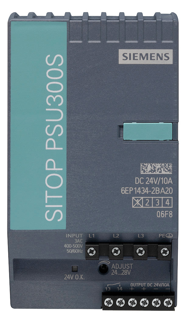SIEMENS Gleichstromversorgung REG 24V 6EP1434-2BA20 240W 400VAC 10A IP20