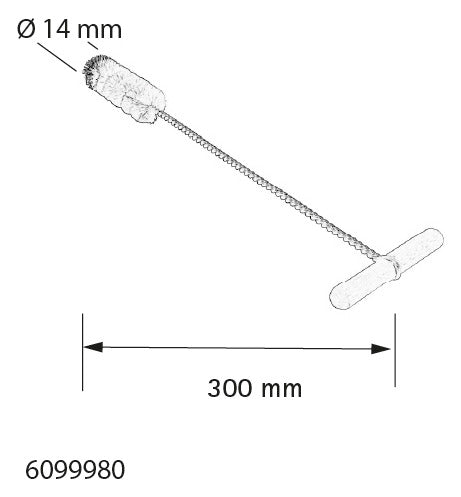 Walraven Reinigungsbürste WIS Hybrid M8/10 Stahl u. Naturhaar | 6099980