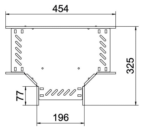 BETTERMANN T-Stück Kabelrinne ST vz RT 620 FT 60x200mm int.Verb horizontal