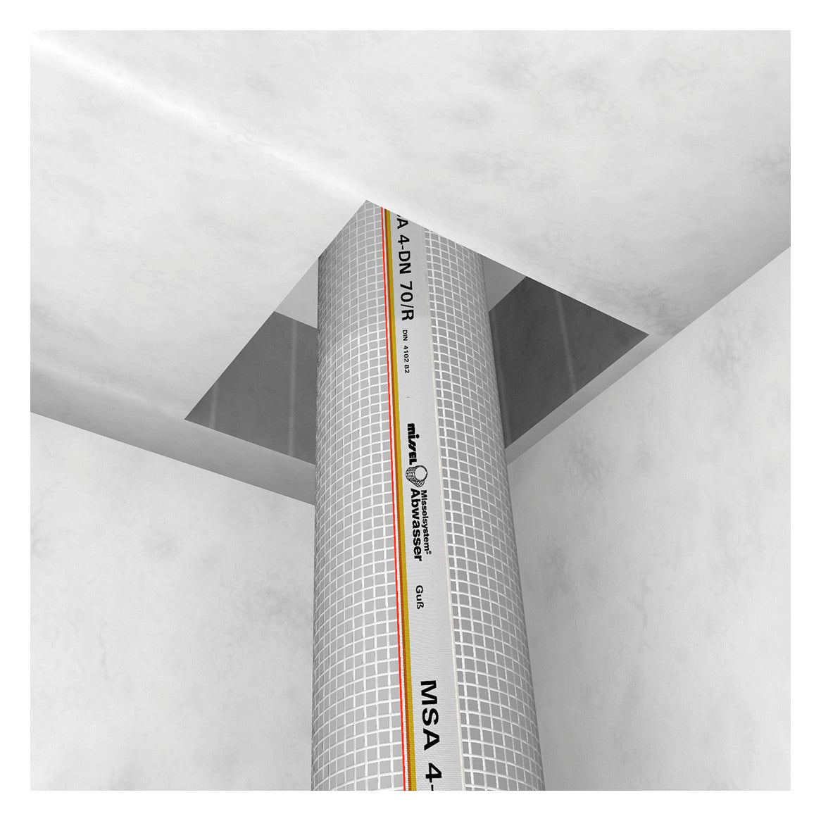 Missel System MSA 4 für SML, Isolier- schlauch m.4 mm Dämmschichtdicke,DN 100 | 171-0100