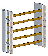 SIEMENS ALPHA ZS,Nachruestsatz-Sa 1-feldrig,12x5mm,5-p. 8GS4010-8