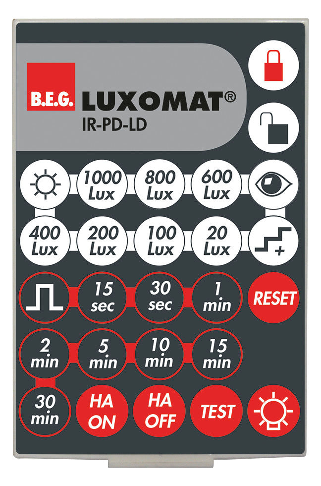 BEG Fernbedienung IR 1f gr vorprogr IR-PD-LD