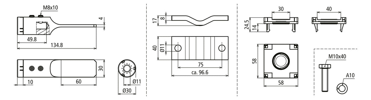 DEHN SE Anschlussset V2A PAS EX R