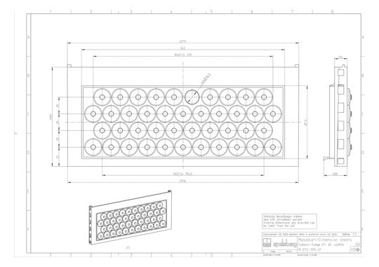 SPELSBERG Einführungsflansch Kst Nippel GFL 390-m 300x110mm unbeh Vorpräg
