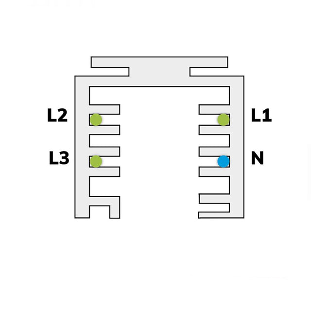 3-Phasen Schienen-Strahler fokussierbar 30W 30°-50° schwarz matt 3000K dimmbar - Beleuchtung