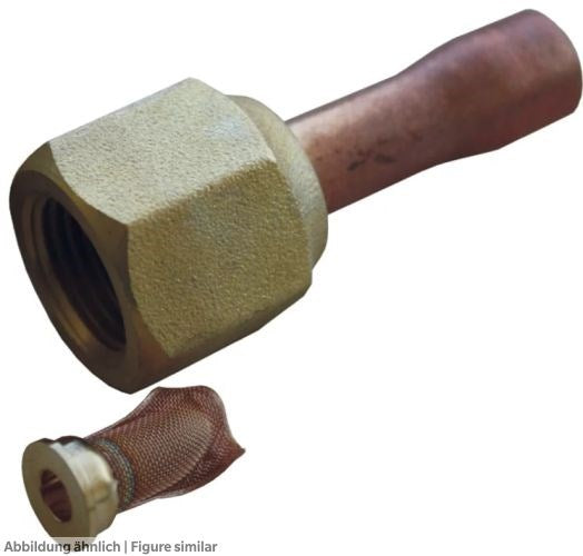 Lötadapter Danfoss 068-4100 10mm löt mit Flachfilter