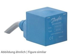 Magnetspule AU024DS, 24V-DC, 14W mit 1m Kabel, IP67, Gleichstrom