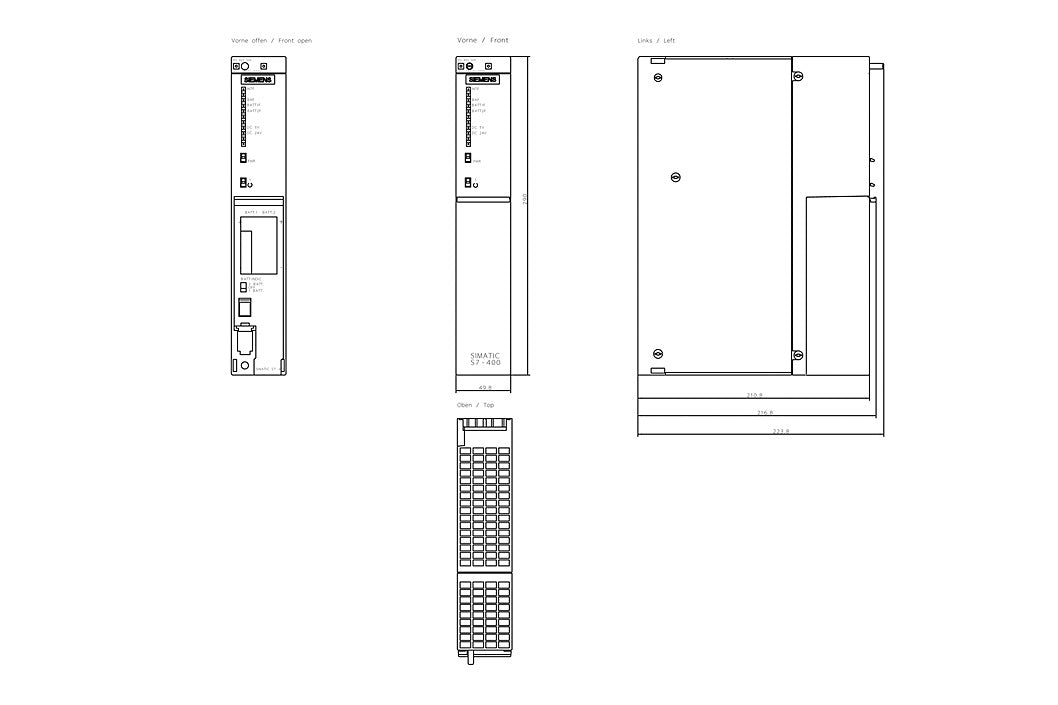 SIEMENS SPS-Systemstromversorgung DC DC 6ES7405-0KA02-0AA0 5-24V 10A