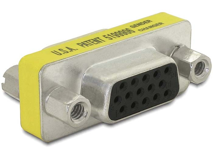 Delock Adapter Gender Changer VGA Buchse zu Buchse