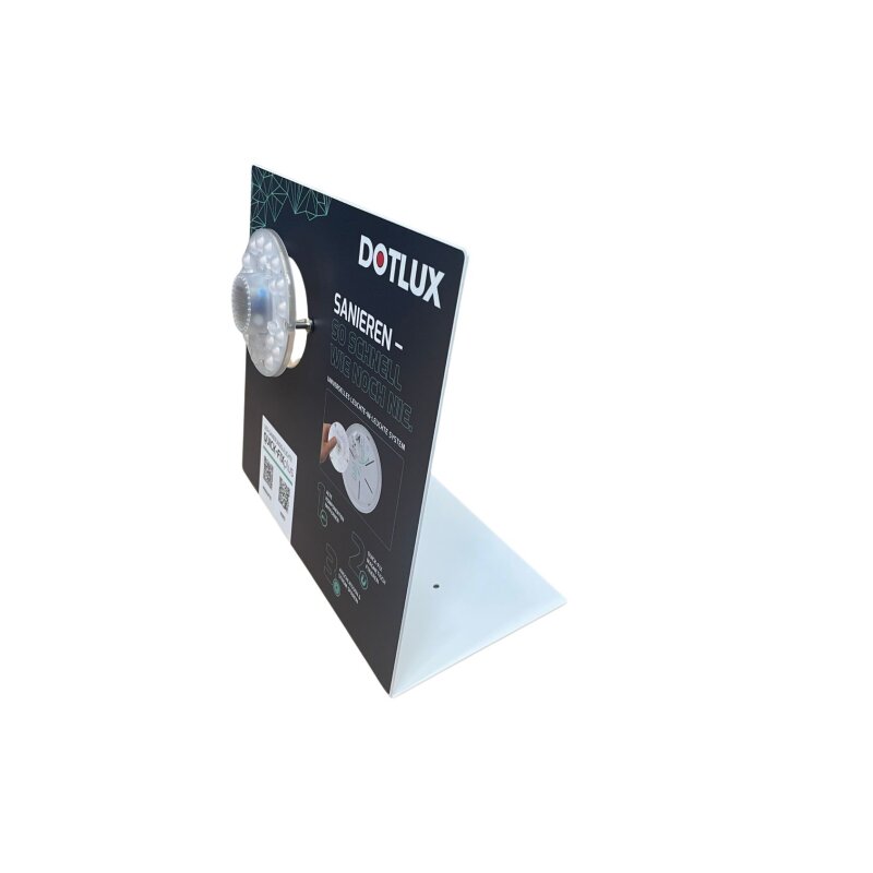DOTLUX Musteraufsteller L350mm B165mm QUICK-FIXplus 4684-1 H305mm