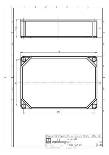 SPELSBERG Modulerhöhung Kst 75x220x75mm GAR 1