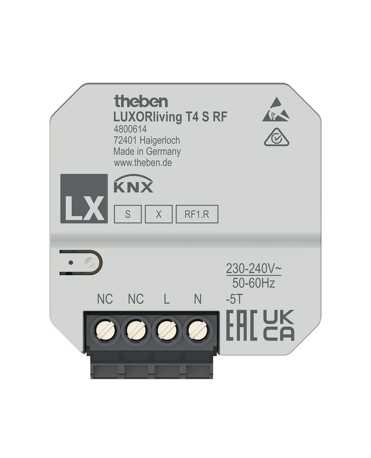 THEBEN Binäreingang LUXORliving UP 4f LUXORliving T4 S RF Bussystem KNX-RF (Fu