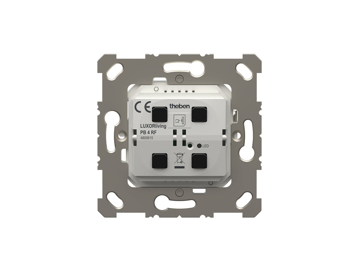 THEBEN Binäreingang UP 4f LUXORliving PB 4 RF Bussystem KNX-RF (Fu