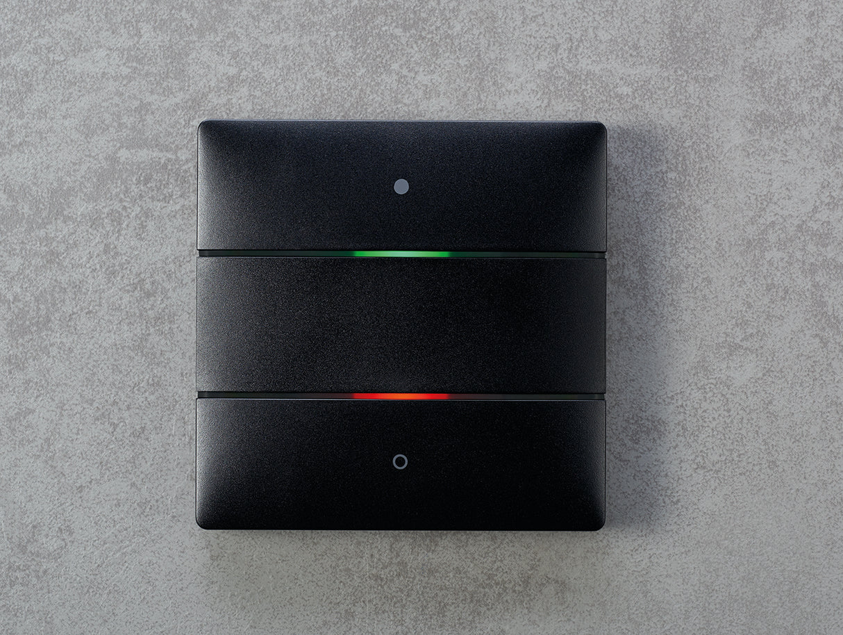 THEBEN Tastsensor KNX UP sw mt 2f 2pkt LUXORliving iON2 BK inkl.Ankoppl LED
