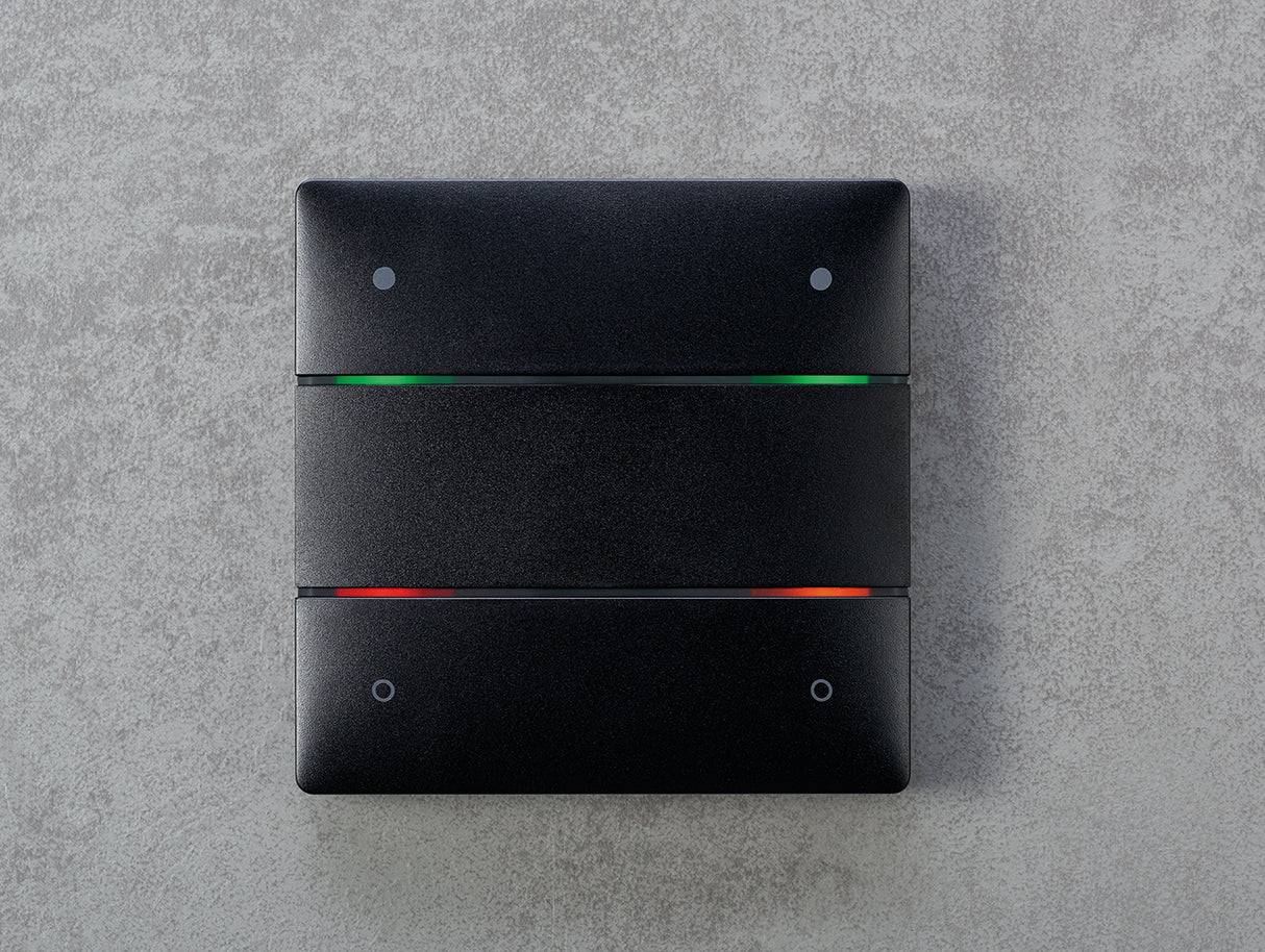 THEBEN Tastsensor KNX UP sw mt 4f 4pkt iON 104 KNX BK inkl.Ankoppl LED