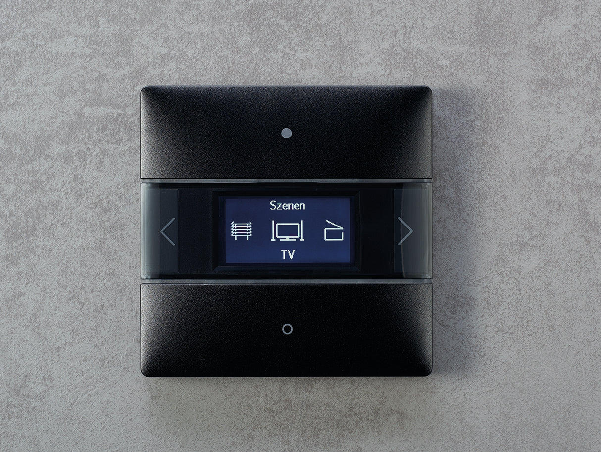 THEBEN Raumtemperaturregler UP KNX sw mt iON 108 KNX BK Basis+v.Abdeckpl LED