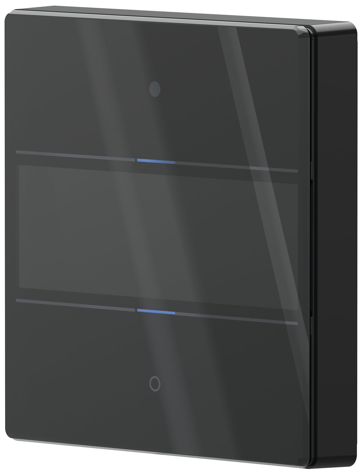 THEBEN Tastsensor KNX UP sw glz 2f 2pkt iON 102 KNX G BK inkl.Ankoppl LED