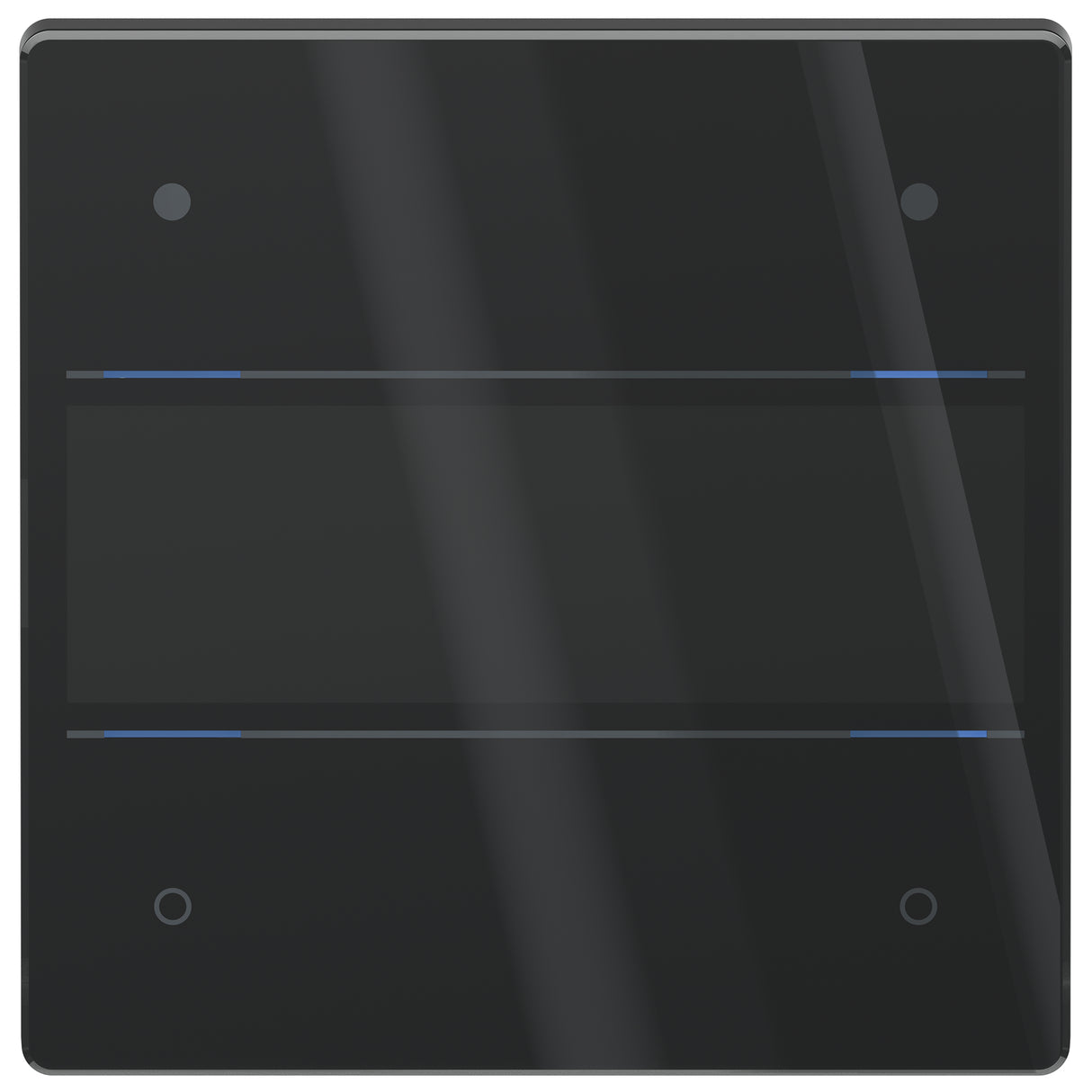 THEBEN Tastsensor KNX UP sw glz 4f 4pkt iON 104 KNX G BK inkl.Ankoppl LED