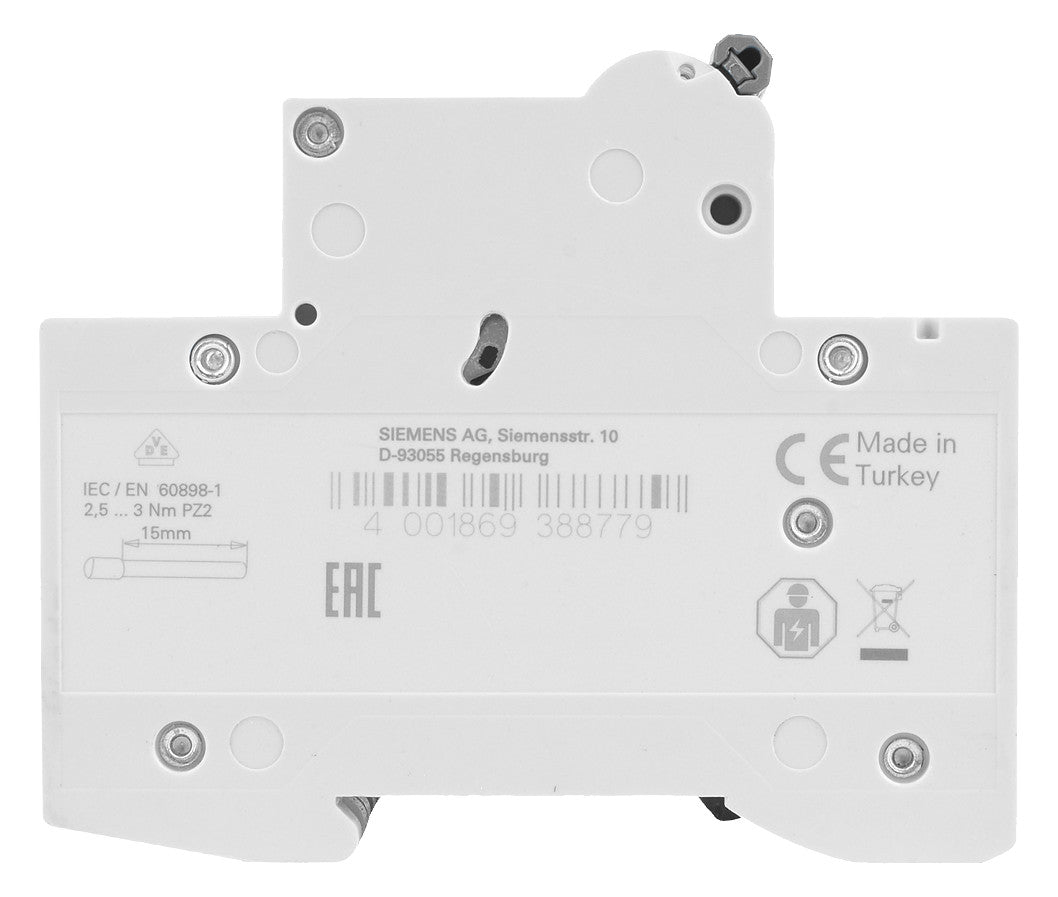 SIEMENS Leitungsschutzschalter UC C 20A 5SL6320-7 3p 400V 3TE 50Hz IP20