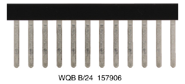 WEIDMÜLLER Querverbinder 24p sw schraub WQB B/24 isol m.Berühr.schutz
