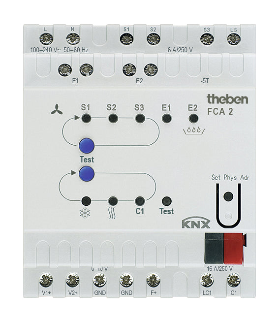 THEBEN Heizungsaktor KNX REG 3Ausg 6A FCA 2 KNX 100-240V Handschaltung