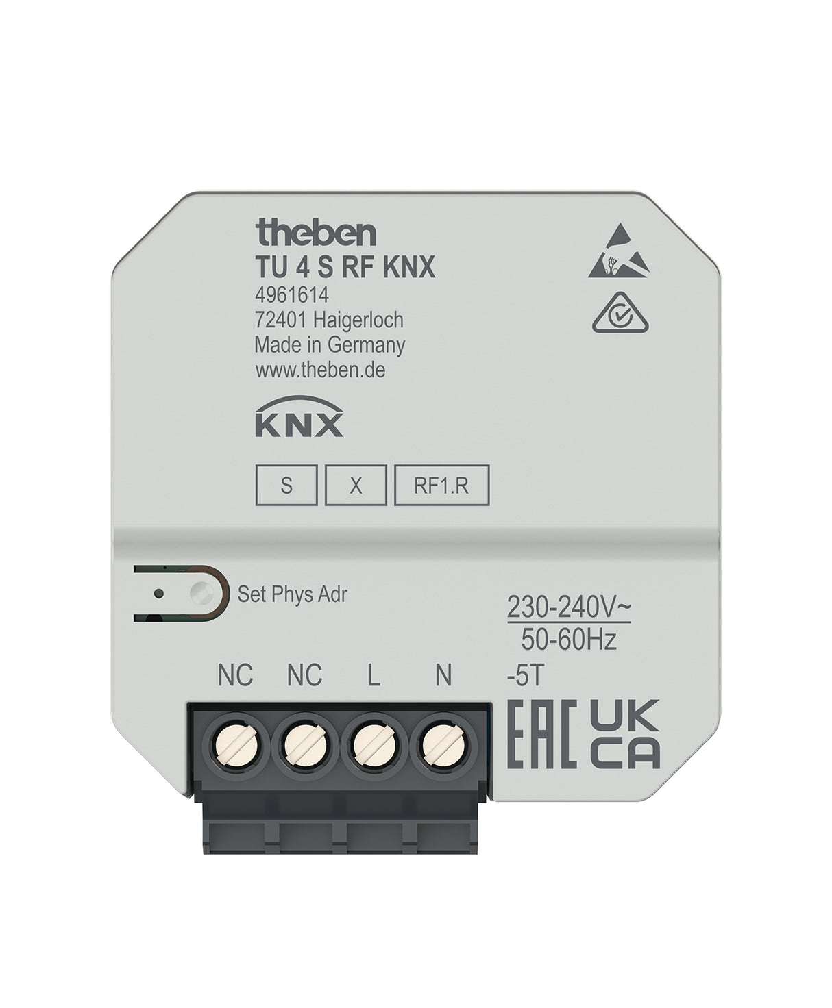 THEBEN Binäreingang KNX UP 4f TU 4 S RF KNX Bussystem KNX-RF (Funk)