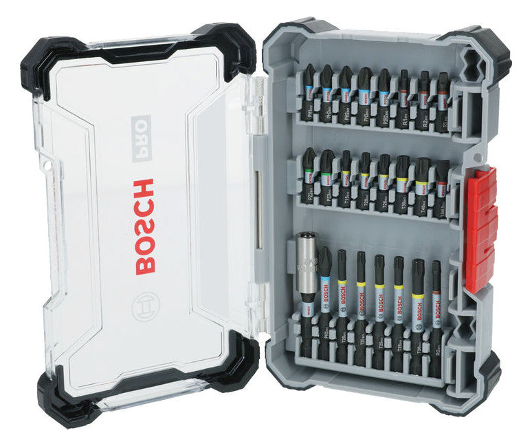 BOSCH-EW Bit-Set 24St Magnethalter 5xPH SCHRAUBERBIT-SA 2xPZ 10xTX 1xSchlitz