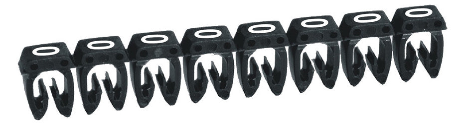 LEGRAND Kabelmarkierung 0 sw Kabel Kst Legrand 038220 1,38-1,78mm 5,6x3mm 0