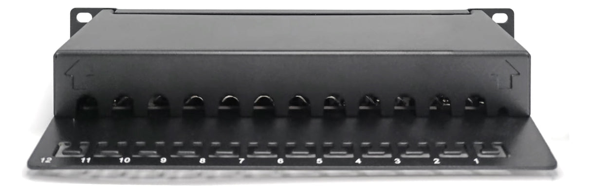 ASSMANN ELEKTRO Patchpanel 12Ports Cat6A DN-91612S-EA 254mm(10) Schirm RAL9005