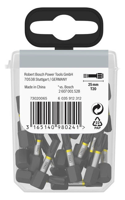 BOSCH-EW Bit TX20 L=25mm 2607002805