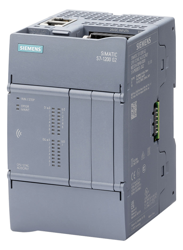 SIEMENS SPS-Steuerung kompakt 14digiEing 6ES7214-1AH50-0XB0 20,4-28,8VDC