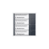 SIEDLE Tastenmodul Bus 4RT anthgr BTM 650-04 AG 99x99x27mm