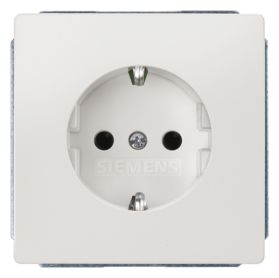 SIEMENS Steckdose 1f ti-ws glz UP m.BS DELTAstyle 5UB1855 IP20