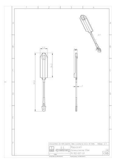 SPELSBERG Zubehör Kleinverteiler TG DVS-57 Ersatzteil