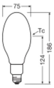 LEDVANCE LED-Lampe FM E27 10,8W 4000K ws HQL LED FILAMENT P 2000LM 10.8W 840 2000