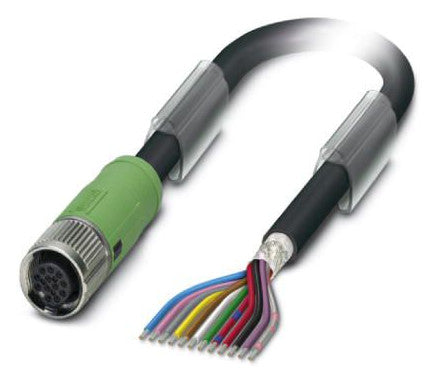 PHOENIX Sensor-Aktorkabel 12p 5m M12 ger SAC-12P- 5,0-35T/FS SH SCO Female PUR