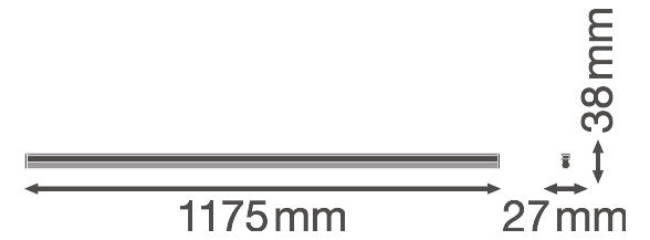 LEDVANCE LED-Lichtleiste 20W 4000K Konv LN COMP Batten 1200 20 W 4000 K 2000lm