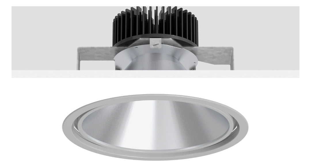 RZB LED-Einbaustrahler 11-39W Konv DALI Pascala EVO 901803.004.1.76 1LED si ws