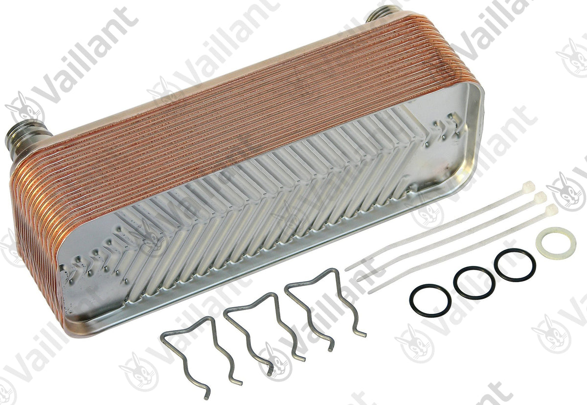 Vaillant Ersatzteil Wärmetauscher BW, 20 Platten für VSC 126+196-C 140/150, VSC 126+196-C 140/150 R1 u. a. | Art.-Nr. 0020023153