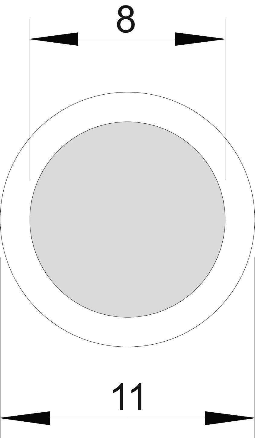 BETTERMANN Alu-Runddraht 11mm weich RD 8 TP HF