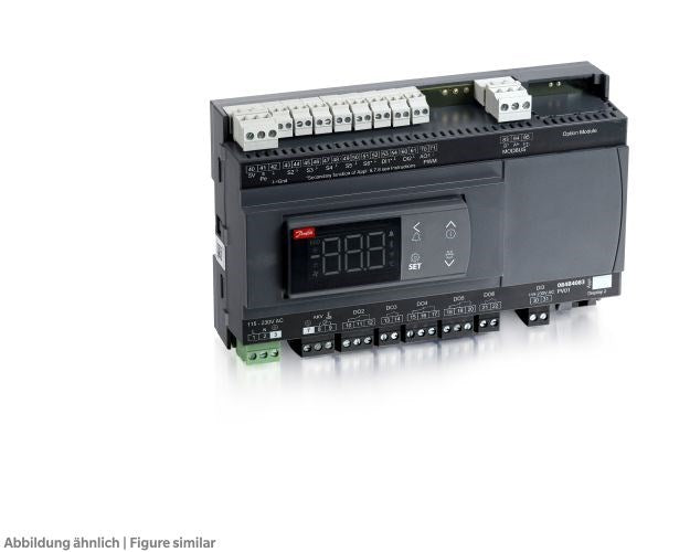 AK-CC55 UI, Kühlstellenregler (Single) Bediendisplay, f. AKV, 230VAC, 6 Relais