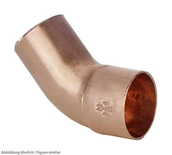 Bogen 45 Grad 5040 18mm löt i/a Kupfer