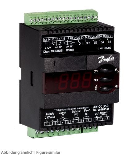 AK-CC 350 Kühlstellenregler f. TEV 230VAC, 4 Relais, 3 Fühler,HACCP,MODBUS