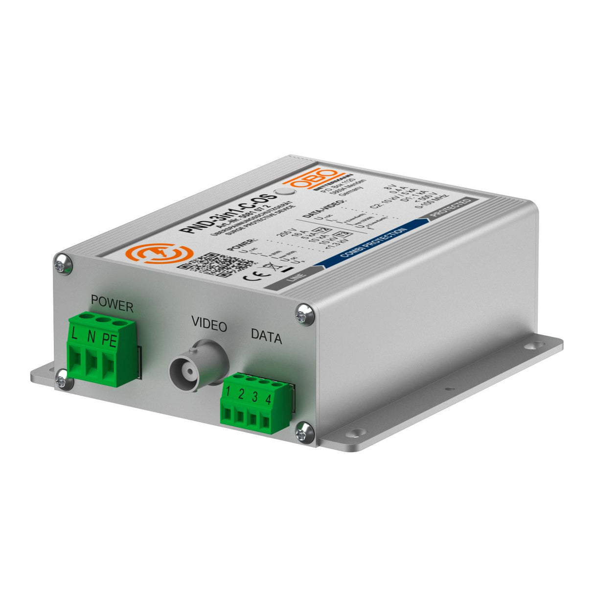 BETTERMANN Überspannungsschutzgerät opt PND-3in1-C-OS 230VAC Klemme 1,3kV 5kA