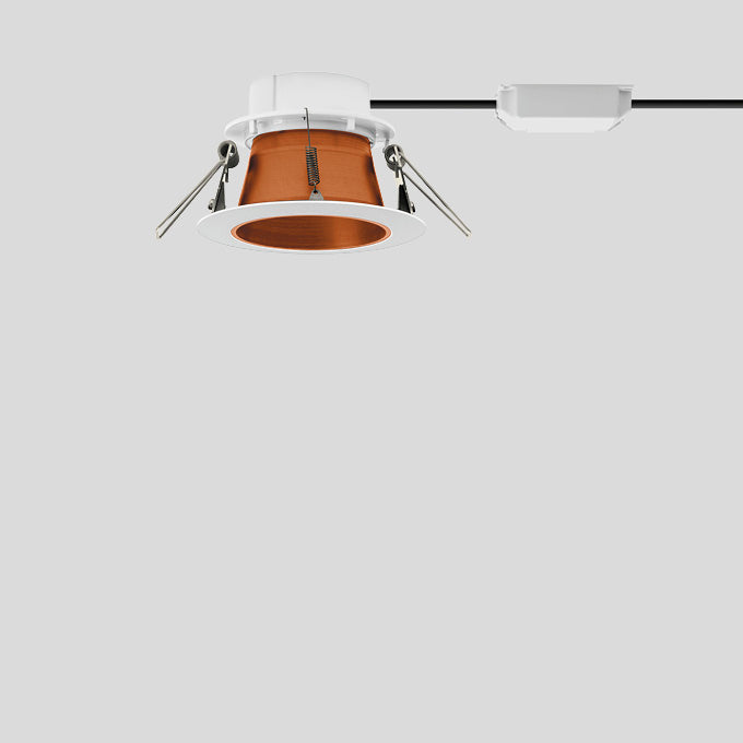 BEGA LED-Einbaustrahler 9,8W Konv 1LED STUDIO LINE 50815.6K3 ws 3000K ws 402lm